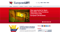 Desktop Screenshot of european-left.org