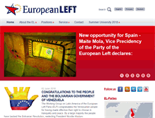 Tablet Screenshot of european-left.org